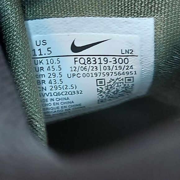 Nike Air Zoom Infinity Tour 2 Golf Shoes Blowing A Hoolie FQ8319-300 Men's 11.5 - Picture 8 of 8